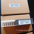 Inserts de menuiserie en carbure de tungstène 15x15x2,5-30 °